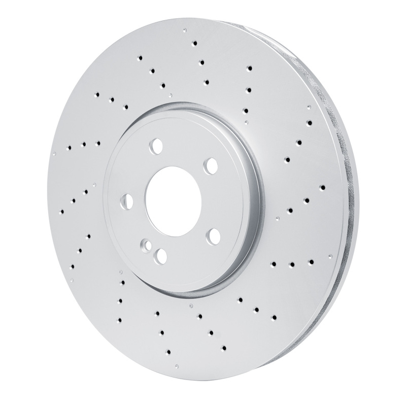 Mercedes-Benz A35 AMG Brake Rotor (1) - Front - R1 Concepts - Drilled Carbon Alloy GeoMET - `20-`22
